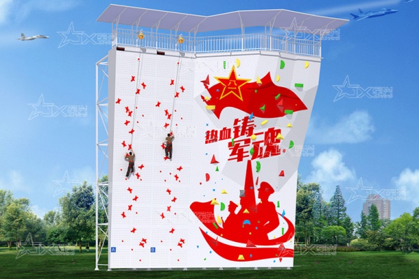 以专业安装，铸就部队攀岩墙的实战根基